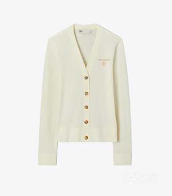 Simone 羊毛开衫 象牙白