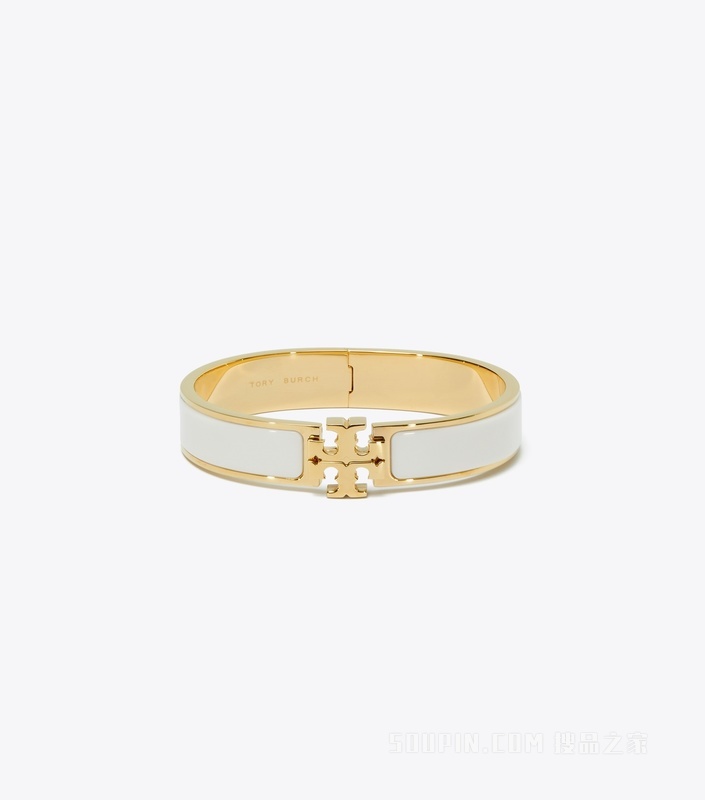 【礼物】Icon 经典系列手镯 Tory 金/象牙白