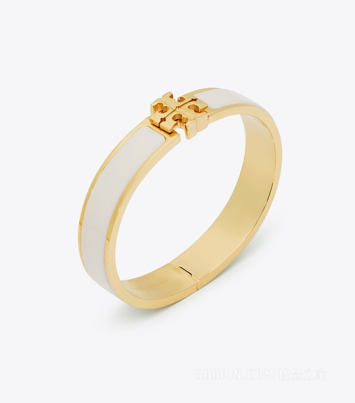 【礼物】Icon 经典系列手镯 Tory 金/象牙白