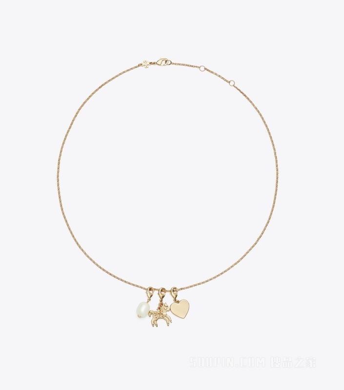 【马年特别系列】小马吊坠 Tory 金/水晶色/珍珠色