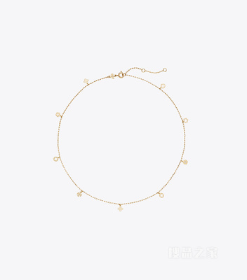 【礼物】Forget Me Not 勿忘我系列吊坠项链 Tory 金