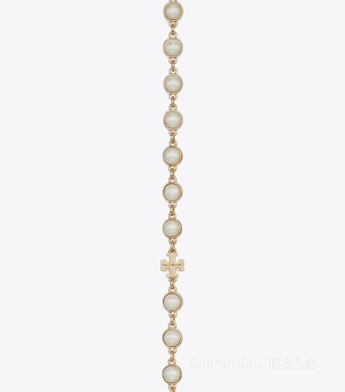 【礼物】Moondance 月影流光系列长款项链 浅黄铜色