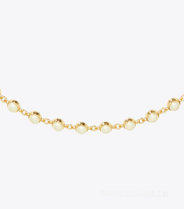 【礼物】Moondance 月影流光系列项链 浅黄铜色