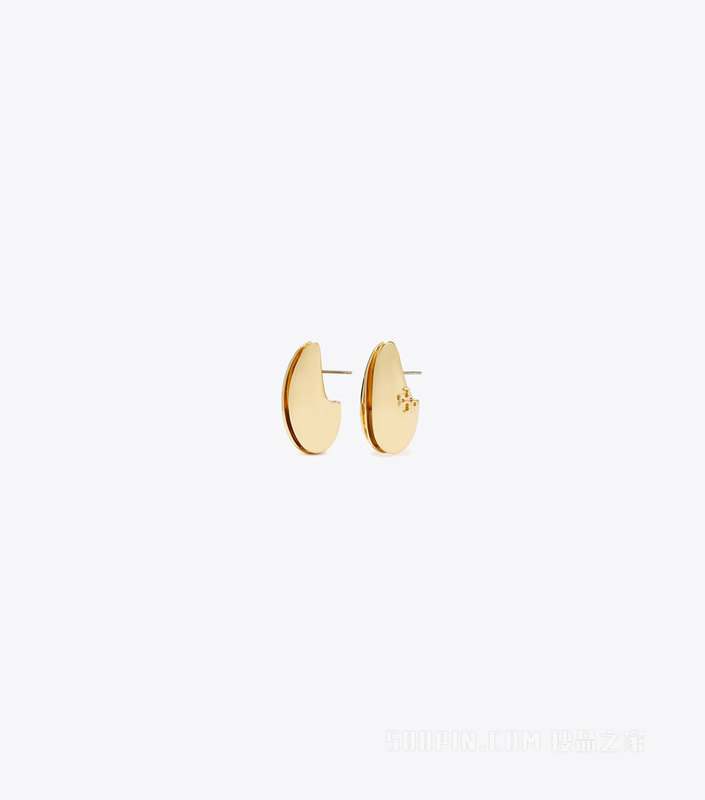 【礼物】Pierced 光环系列小号耳环 浅黄铜色