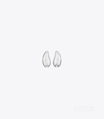 【礼物】Pierced 光环系列迷你耳环 浅银色