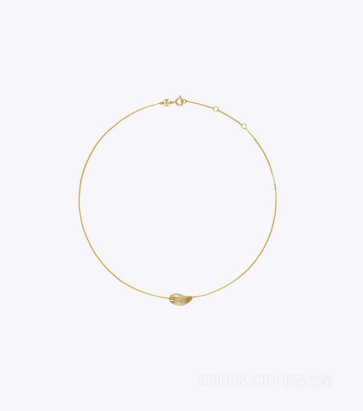 【礼物】Pierced 光环系列小号吊坠 浅黄铜色