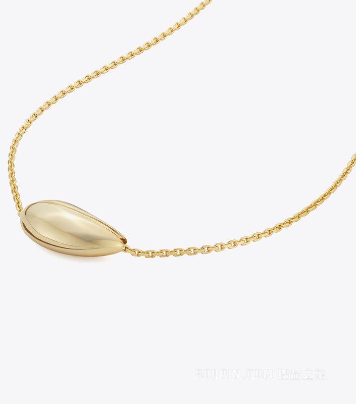 【礼物】Pierced 光环系列小号吊坠 浅黄铜色