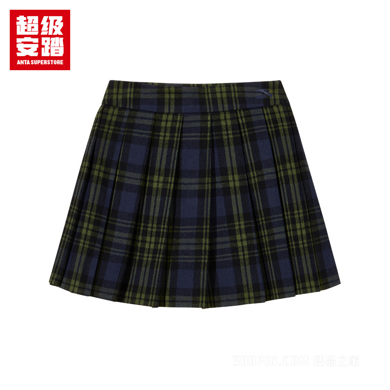 超级安踏潮流文化女子梭织半身裙