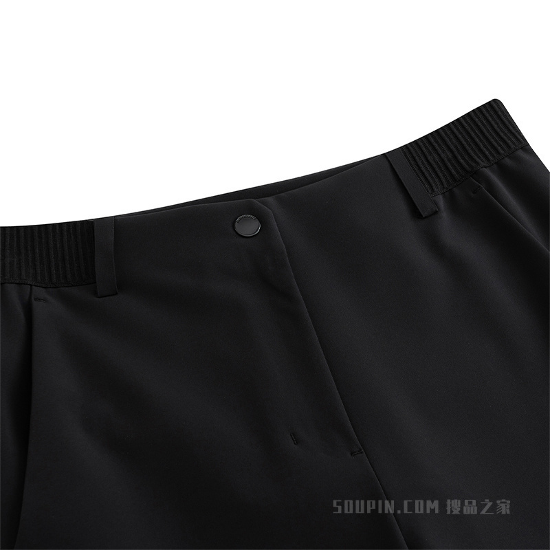 安踏冠军女子通勤生物基防泼水轻暖绒女子梭织休闲长裤