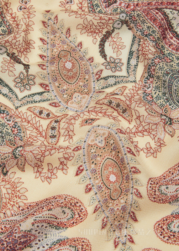 Chandani披肩 羊绒, 桑蚕丝