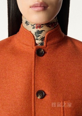 Jasmine Bloom方巾（90 x 90） 桑蚕丝