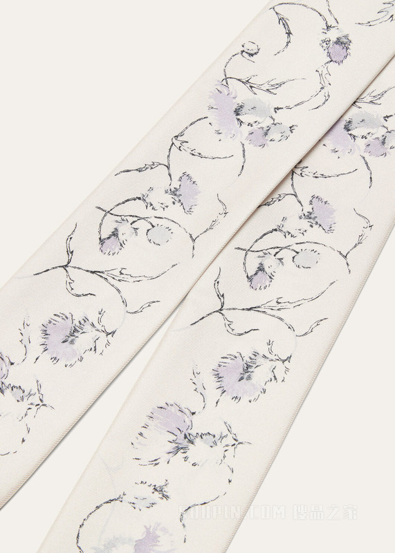 Giardino Delle Eccellenze条形丝巾 桑蚕丝