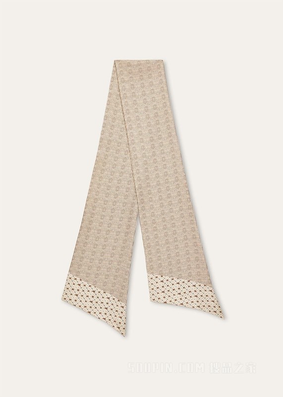 Golden Bees花结领饰 桑蚕丝