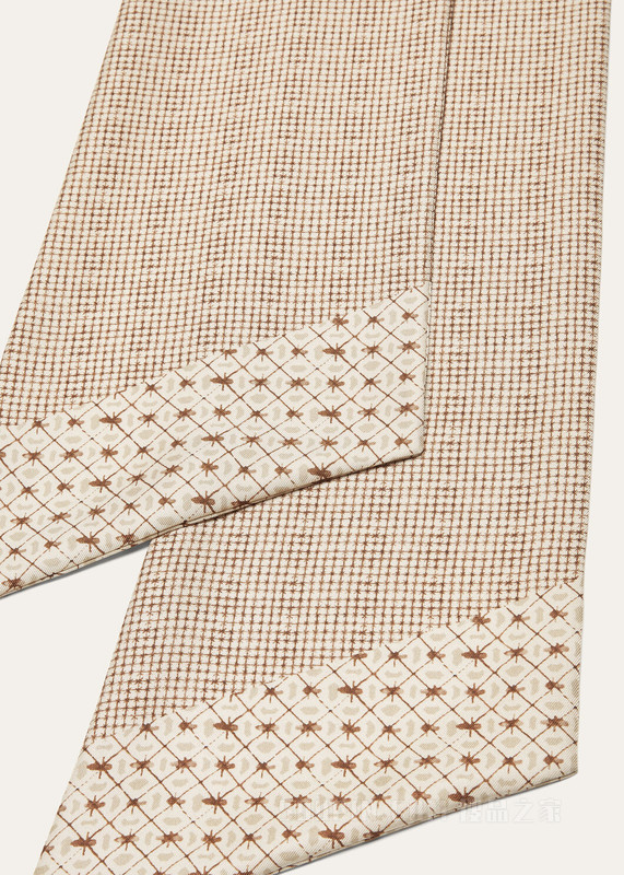 Golden Bees花结领饰 桑蚕丝