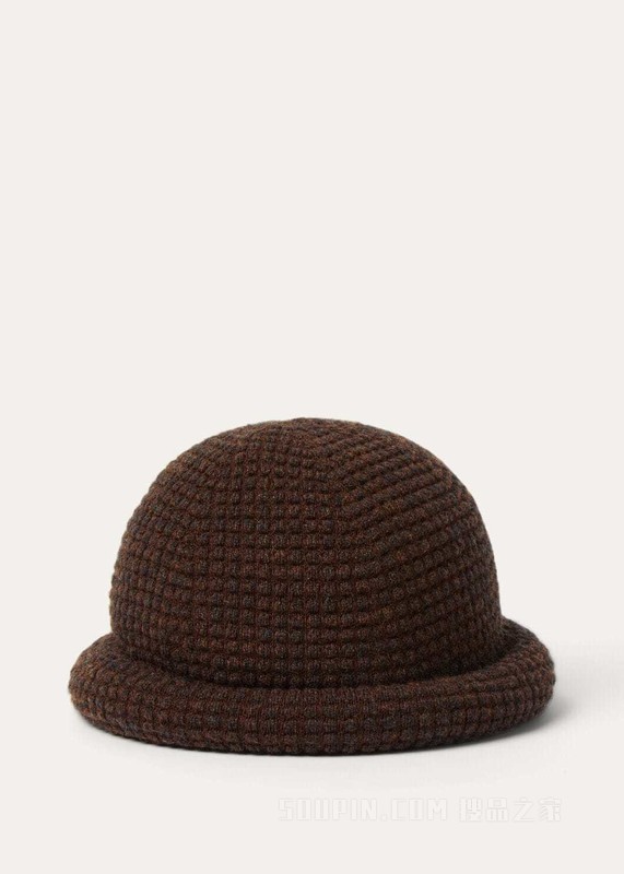 Monochrome针织帽 羊绒, 棉