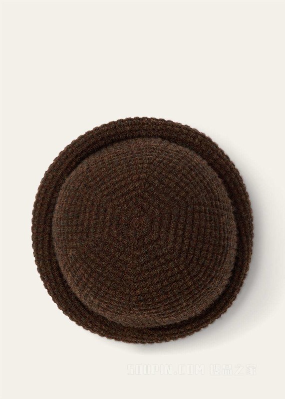 Monochrome针织帽 羊绒, 棉