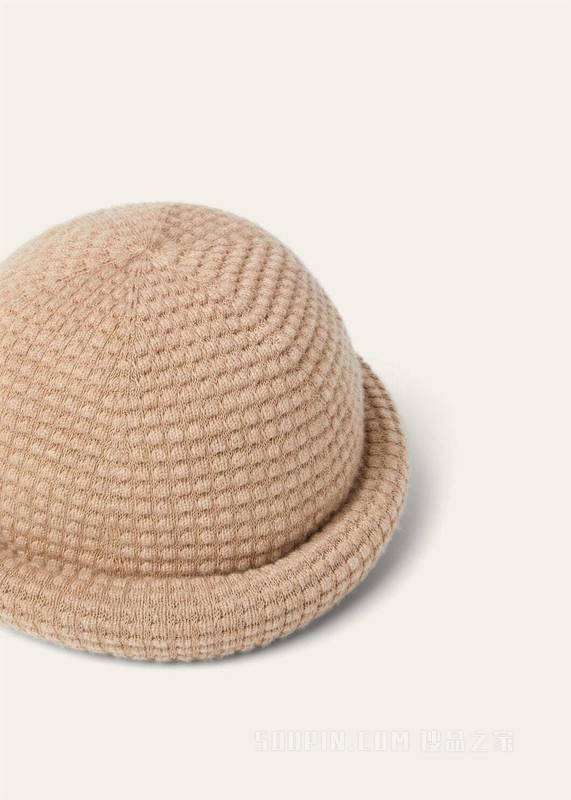 Monochrome针织帽 羊绒, 棉