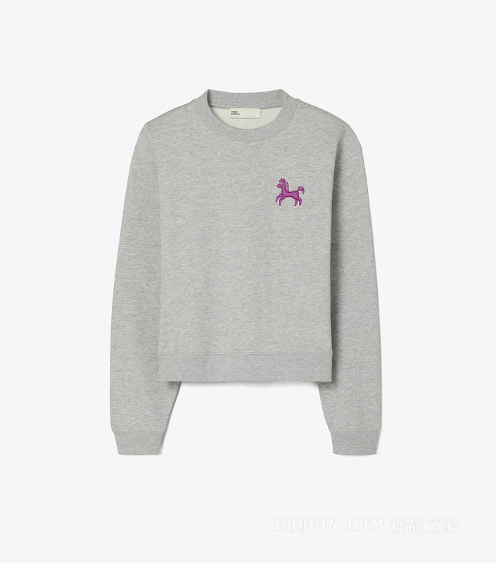 【马年特别系列】小马运动衫 中调灰混色