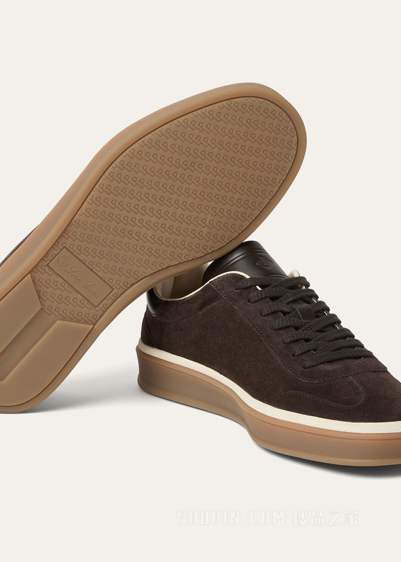 Tennis Walk 女士德训运动鞋 二层小牛皮绒面革