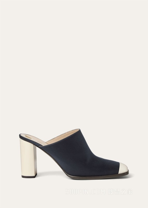 Alba女士高跟穆勒鞋 粘胶纤维, 桑蚕丝