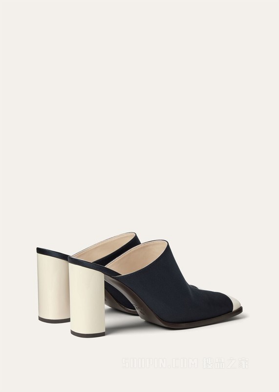 Alba女士高跟穆勒鞋 粘胶纤维, 桑蚕丝