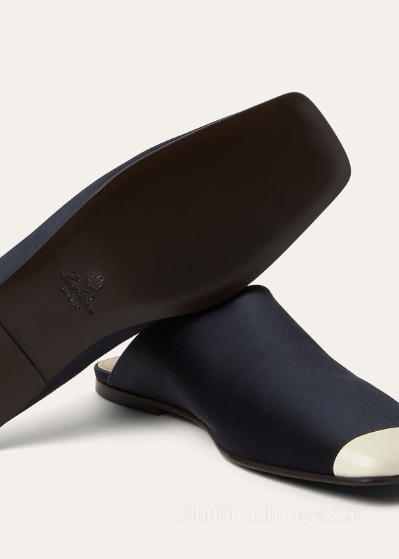 Alba女士平底穆勒鞋 粘胶纤维, 桑蚕丝