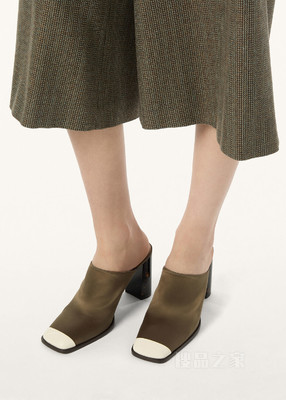 Alba女士高跟穆勒鞋 粘胶纤维, 桑蚕丝