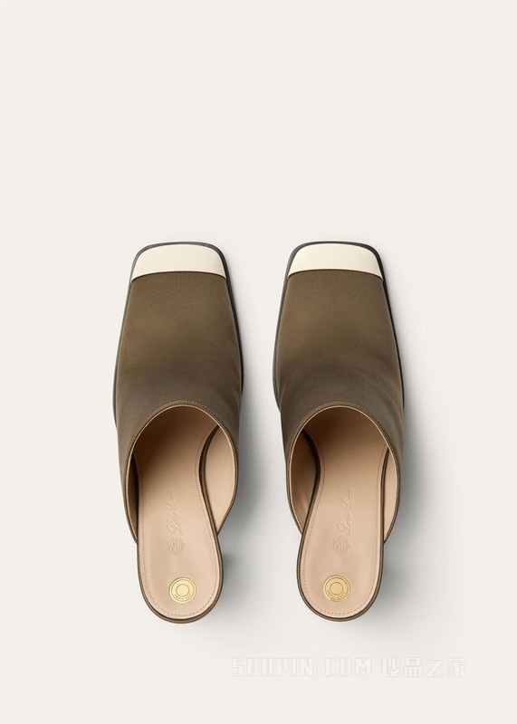 Alba女士高跟穆勒鞋 粘胶纤维, 桑蚕丝