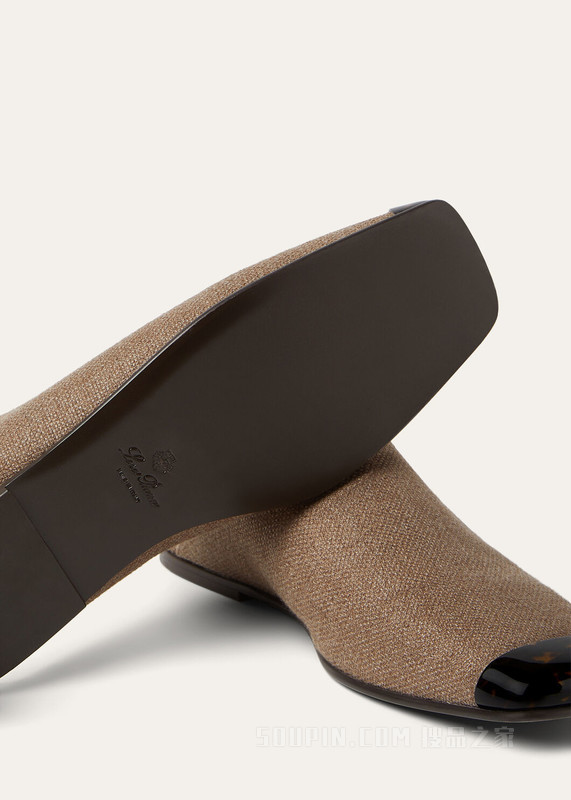 Alba女士平底穆勒鞋 羊绒, 桑蚕丝