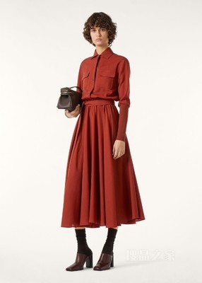 Verlaine女士连衣裙 绵羊毛