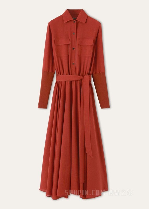 Verlaine女士连衣裙 绵羊毛