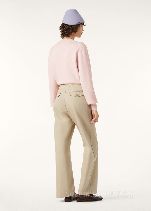 Classic女士圆领上衣 小羊绒