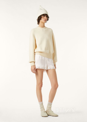 Classic女士圆领上衣 小羊绒