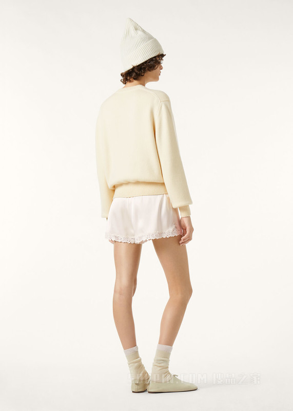 Classic女士圆领上衣 小羊绒