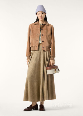 Maremma女士飞行员夹克 小牛皮