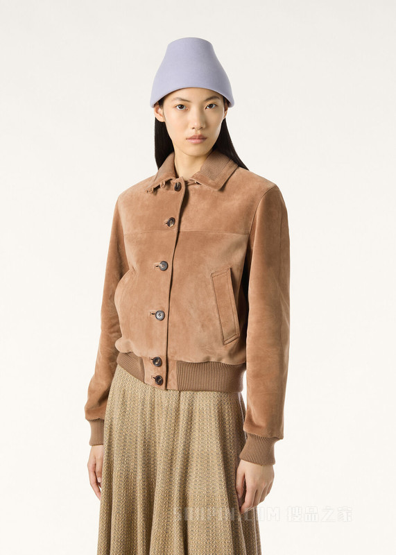 Maremma女士飞行员夹克 小牛皮