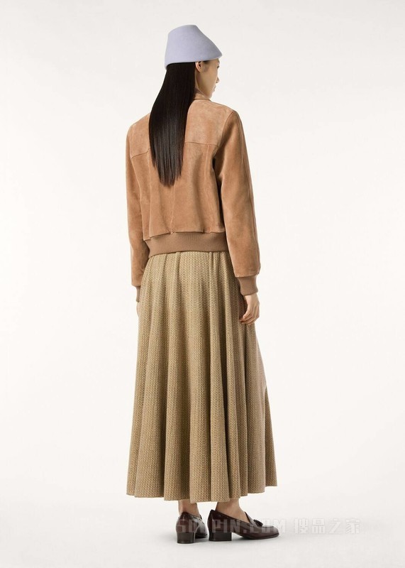 Maremma女士飞行员夹克 小牛皮