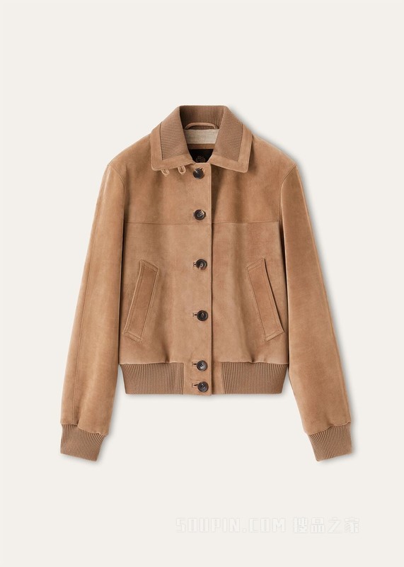 Maremma女士飞行员夹克 小牛皮