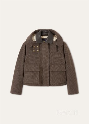 Horsey女士短款夹克 Wish®羊毛, 羊绒