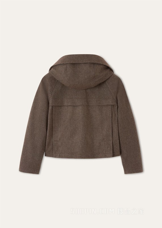 Horsey女士短款夹克 Wish®羊毛, 羊绒