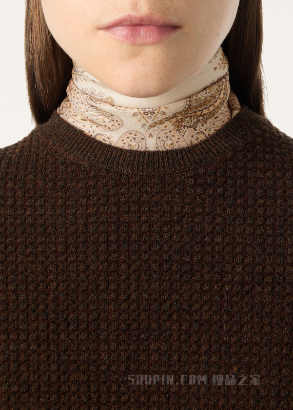 Monochrome女士圆领上衣 羊绒