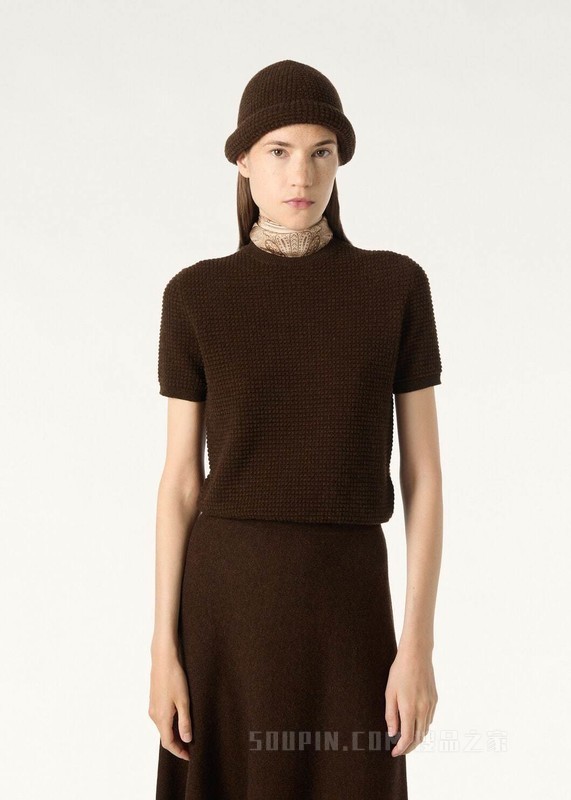 Monochrome女士圆领上衣 羊绒