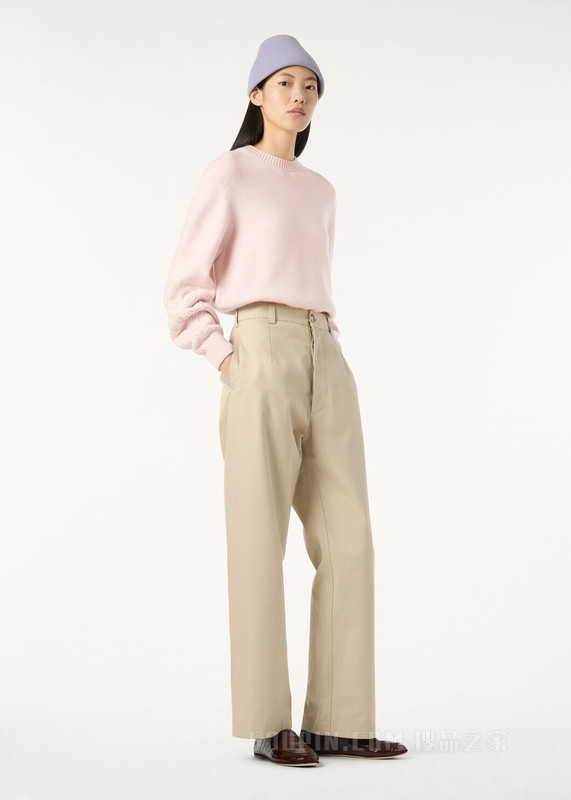 Classic女士圆领上衣 小羊绒