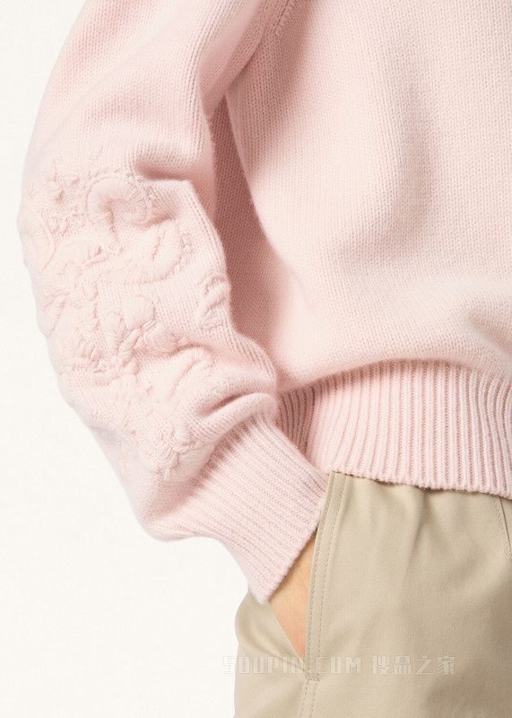 Classic女士圆领上衣 小羊绒