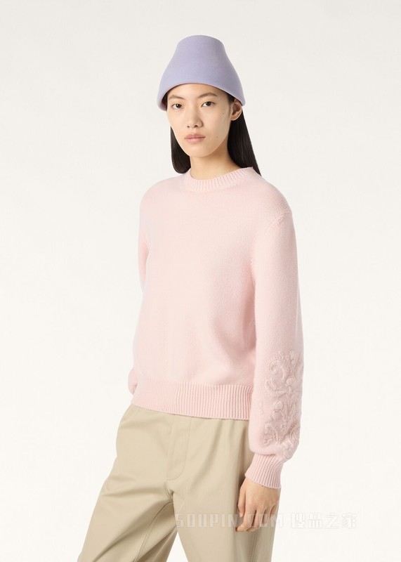 Classic女士圆领上衣 小羊绒