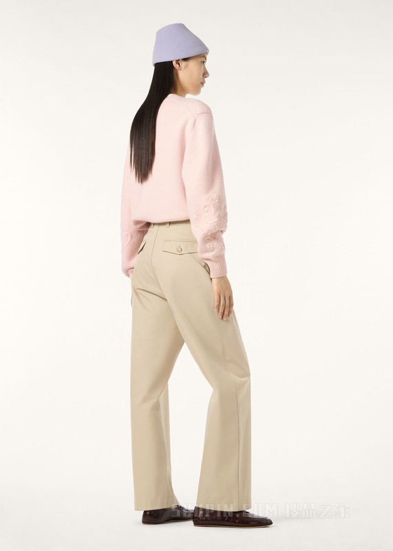 Classic女士圆领上衣 小羊绒