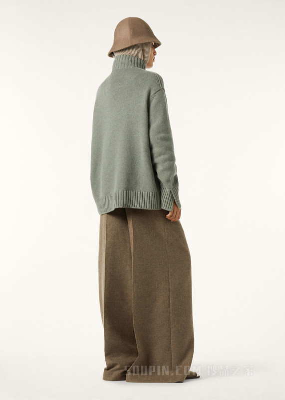 Parksville女士高领毛衣 小羊绒