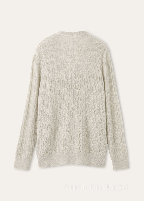 Walnut女士开衫 Pecora Nera®, 羊绒, 桑蚕丝