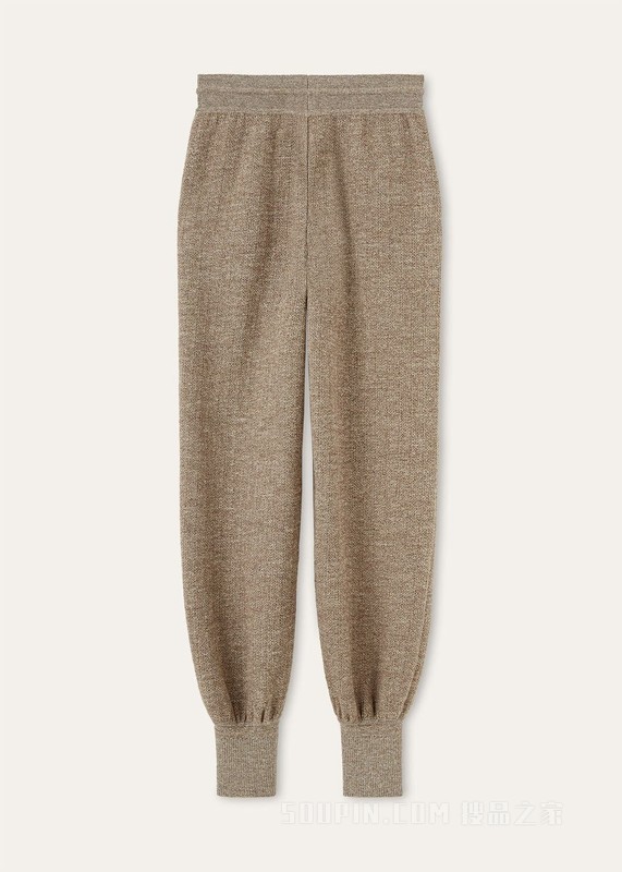 Cellina女士长裤 初剪羊毛, 桑蚕丝, 亚麻