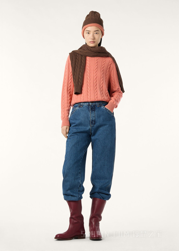 Cedar女士圆领上衣 羊绒